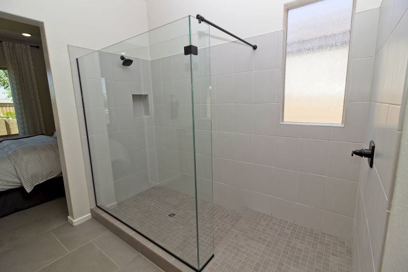 Open Concept Shower with Niche